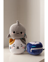 Relaxeazzz CUSH356 Oreiller et Masque de Voyage 2-en-1 - Requin - Relaxeazzz vendu par Veille sur toi