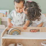 Sapiens Child CHERRY FULL - Montessori Floor Bed with Shelves vendu par Veille sur toi