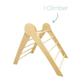 Sapiens Child Cranberry Birch CRANBERRY CLIMBER - Montessori Wooden Triangle Birch / No Ramp vendu par Veille sur toi