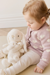 Snuggle Bunnies SB-Frank-Mar Peluche Frankie le lapin câlin et son bébé - Marshmallow - Snuggle Bunnies vendu par Veille sur toi