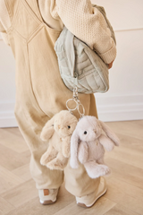 Snuggle Bunnies SB-PenKey-Bei Breloque pour sac - Pénélope le lapin - Beige - Snuggle Bunnies vendu par Veille sur toi