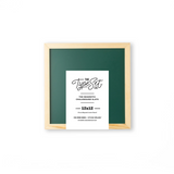 The Type Set Co. B1212KC Tableau à craie magnétique - Vert - The Type Set Co. 12 x 12" vendu par Veille sur toi