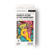 The Type Set Co. SL2LC75MRP Ensemble de 75 lettres magnétiques - Grandes minuscules - Pop Arc-en-ciel - The Type Set Co. vendu par Veille sur toi