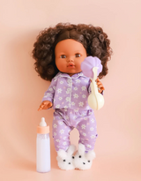 Tiny Harlow TH-GP-SLEEPY Ensemble sleepy time Daisie - Pyjama, pantoufle, lait et hochet - Tiny Harlow vendu par Veille sur toi