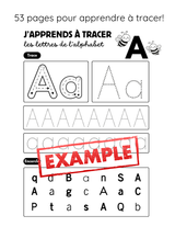 Veille sur toi ⚜ Cahier d'activités - Apprendre à tracer les lettres de l'alphabet vendu par Veille sur toi