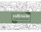 Veille sur toi ⚜ Coloriage de Noël "Les dinosaures" GRATUIT à télécharger! vendu par Veille sur toi