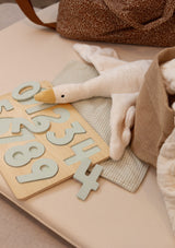 Veille sur toi ⚜ DD-030-00 Doudou Oie - Odile crème - Veille sur toi vendu par Veille sur toi