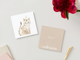 Veille sur toi ⚜ VST-CARTE-023 Carte de souhaits - Sammy le chat - Veille sur toi vendu par Veille sur toi