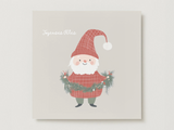 Veille sur toi ⚜ VST-CARTE-046 Carte de souhaits de Noël - Père Noël décontracté - Veille sur toi vendu par Veille sur toi