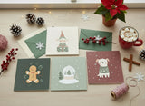 Veille sur toi ⚜ VST-CARTE-049 Carte de souhaits de Noël - Ti-Biscuit - Veille sur toi vendu par Veille sur toi