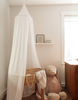 Veille sur toi ⚜ VST-CIEL-VOILE-BLANC Ciel de lit en voile - Blanc - Veille sur toi vendu par Veille sur toi