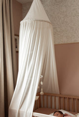 Veille sur toi ⚜ VST-CIEL-VOILE-SABLE Ciel de lit en voile - Sable doux - Veille sur toi vendu par Veille sur toi
