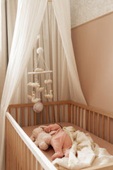 Veille sur toi ⚜ VST-CIEL-VOILE-SABLE Ciel de lit en voile - Sable doux - Veille sur toi vendu par Veille sur toi