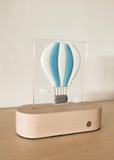 Veille sur toi ⚜ VST-LTC-010 Lampe de table complète - Montgolfière bleue - Veille sur toi vendu par Veille sur toi