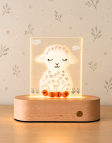 Veille sur toi ⚜ VST-LTV-018 Plaque de verre pour lampe de table - Agneau - Veille sur toi vendu par Veille sur toi
