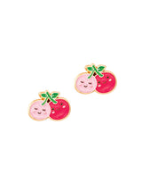 Boucles d'oreilles en émail - Cerise Default marque  Girl Nation vendu par Veille sur toi