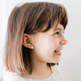 Boucles d'oreilles en émail - Pizza Default marque  Girl Nation vendu par Veille sur toi
