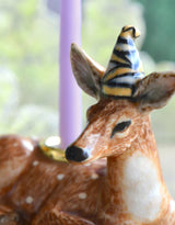 Camp Hollow caketopper-biche Porte-bougie en porcelaine - Cake Topper - Biche - Camp Hollow vendu par Veille sur toi