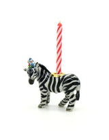 Camp Hollow caketopper-zebre Porte-bougie en porcelaine - Cake Topper - Zèbre - Camp Hollow vendu par Veille sur toi