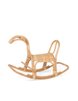 Cheval à bascule en rotin marque  Poppie Toys vendu par Veille sur toi