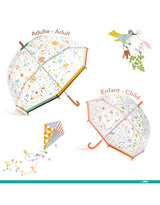 Djeco DD04720 Parapluie taille adulte - Petites fleurs - Djeco vendu par Veille sur toi