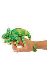 Folkmanis 2794 Marionnette à doigt - Mini caméléon - Folkmanis vendu par Veille sur toi