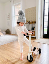 Kinderfeets k03647 Trottinette - Kinderscooter - Blanche - Kinderfeets vendu par Veille sur toi