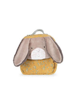 Moulin Roty 678071 Sac à dos - Lapin jaune ocre - Trois Petits Lapins - Moulin Roty vendu par Veille sur toi