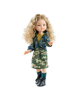 Paola Reina PR-54851 Vêtement pour poupée Las Amigas - Ensemble jupe camouglage et veste - Paola Reina vendu par Veille sur toi