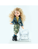 Paola Reina PR-54851 Vêtement pour poupée Las Amigas - Ensemble jupe camouglage et veste - Paola Reina vendu par Veille sur toi