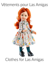 Paola Reina PR-54852 Vêtement pour poupée Las Amigas - Robe promenade dans la forêt - Paola Reina vendu par Veille sur toi